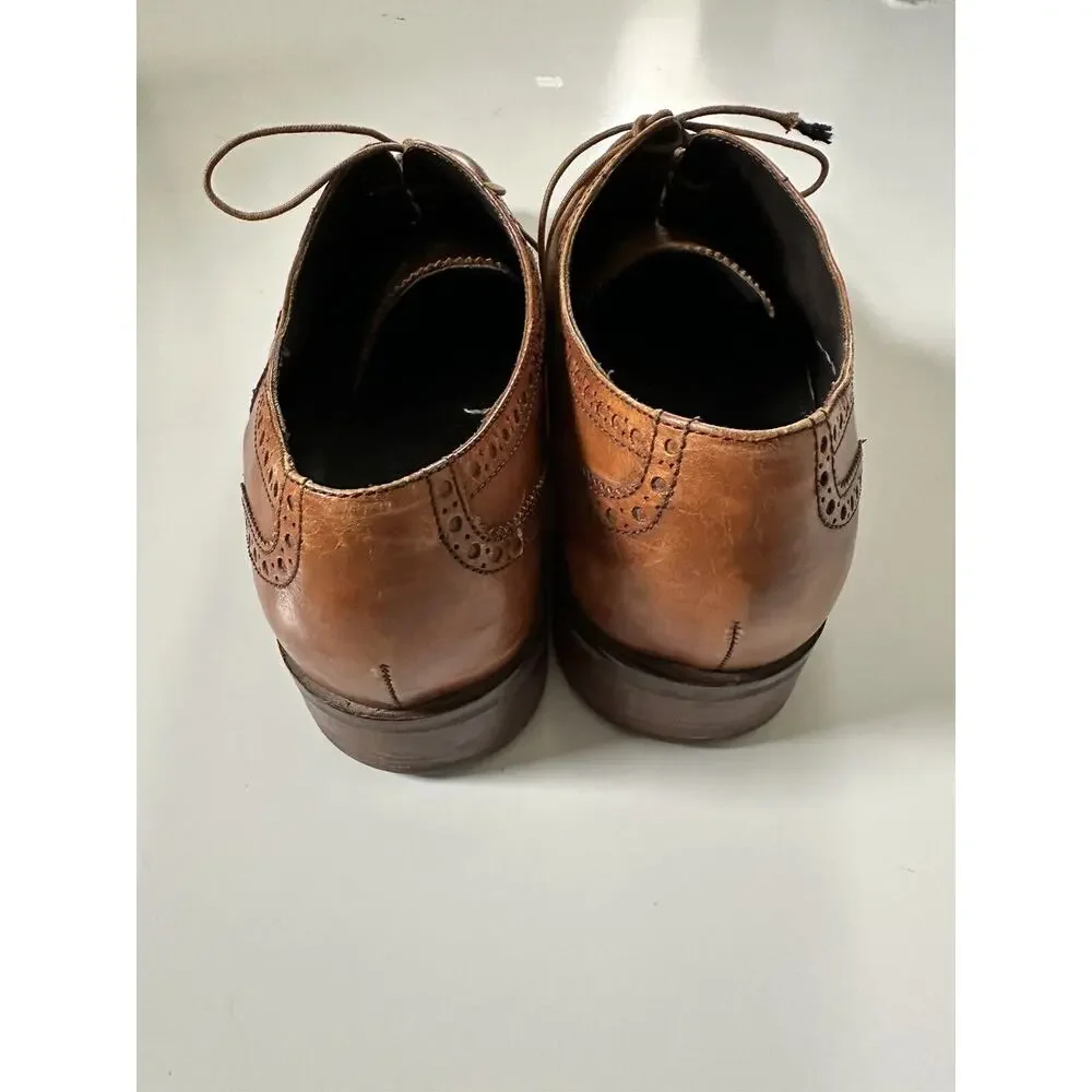 Cole Haan Wingtip Tan Oxford Shoe Size 12